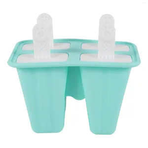 Moules de cuisson Popsicle moules 4 pièces Silicone glace sans BPA moule réutilisable facile à libérer fabricant