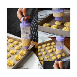 Moules de cuisson Press Cutter Biscuit Outils Cookie Biscuits Hine Cuisine Outil Ustensiles de Cuisson avec 5 Buses Livraison Directe Maison Jardin Cuisine, Dhxih