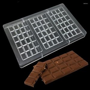 Bakvormen Rechthoekige chocoladevorm DIY Candy Jelly Fondant Taartversieringsgereedschappen