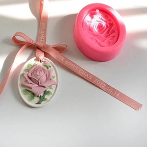 Moules de cuisson Rose Flower Fondant Moule biscuit DIY CARTOON PRESS