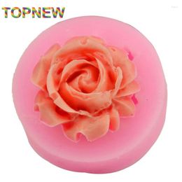 Bakvormen Rose Vorm Snoep Jello 3D Siliconen Mal Mould Cake Tools Bakvormen Gebak Bar Zeep 2363