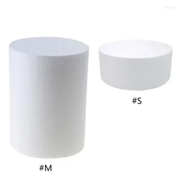 Moules de cuisson gâteau rond en mousse pour créer des présentoirs, pratique de la décoration et Table de mariage, pièce maîtresse durable pour fête