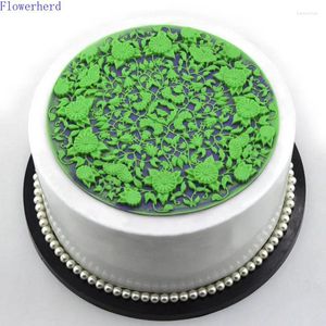 Bakvormen ronde suiker kanten cake schimmel vlinder bloem fondant siliconen chocolade gereedschap decoreren gebakgereedschap