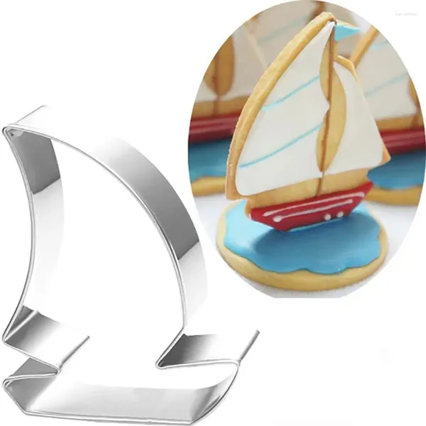 Moules de cuisson Saipoat Pirate Ship Cookie Cutter Moules