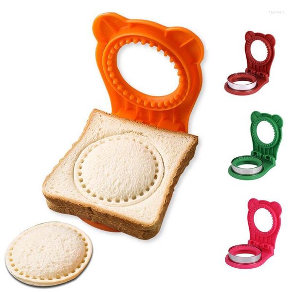 Moules de cuisson Sandwich Cutter Et En Acier Inoxydable Maker DIY Pain Déjeuner Accessoires Moule Cookie Cutters