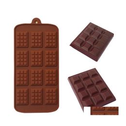 Bakvormen sile schimmel 12 zelfs chocolade fondant mallen diy candy bar mod cake decoratie gereedschap keuken accessoires 414 n2 drop deli otnxf