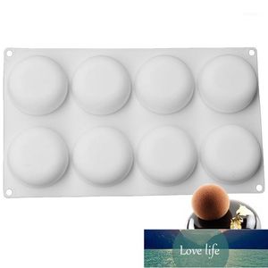 Moldes para hornear Silicona Molde de pastel de forma redonda de 8 cavidades para postres Helados Mousse Chocolate Trufa Dulces y gomosos Mold1 Precio de fábrica diseño experto Calidad