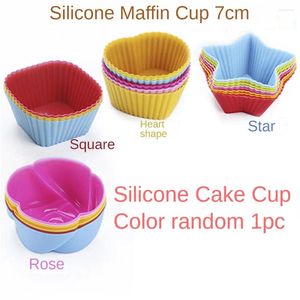 Bakvormen Siliconen Cakevorm Ronde Hartvormige Muffin Cupcake Mallen Maken Keuken Bakvormen Gereedschappen