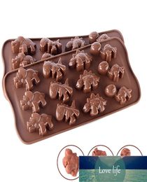 Moules de boulangerie en silicone dinosaure moule chocolat gâteau animal biscuit fip sucre bonbon diy5797878