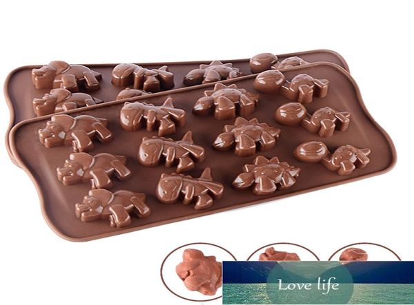 Moules de cuisson Silicone Dinosaure Moule Chocolat Animal Gâteau Biscuit Fip Sucre Bonbons DIY5250522