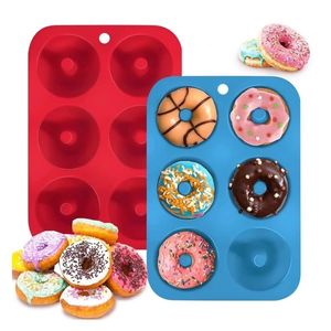 Bakvormen Siliconen Donutvorm Bakpan Antiaanbaklaag Bakken Gebak Chocolade Taart Dessert DIY Decoratie Gereedschappen Bagels Muffins Donuts Maker 230804