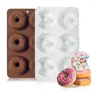 Bakvormen siliconen donut schimmel anti-aanbak donut gebakjes pan chocolade cake dessert diy koekjes bagels muffins donuts maker