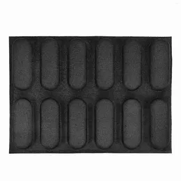 Moldes para hornear Pan de silicona antiadherente perforado Pan francés Formas de moldes para perros Revestimientos Estera Molde