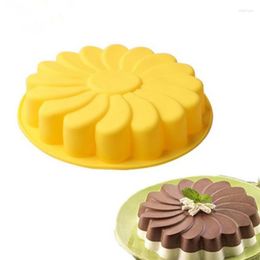 Bakken Mallen Siliconen Zonnebloem Cake Pan Mallen Bakvormen Gereedschap 3D Brood Gebak Schimmel Pizza Lade DIY Verjaardag Bruiloft