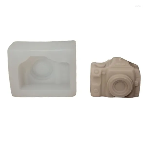 Moldes para hornear moldes de jabón molde de velas manualidades de silicona material en forma de cámara regalo de bricolaje perfecto para amante