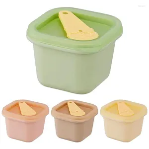 Moldes para hornear molde de paleta cuadrada helado fácil de liberación con palo de tapa silicona cubo de chocolate