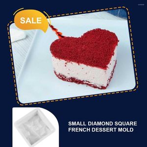 Bakvormen vierkante siliconen cake gereedschap dessert dessert herbruikbare mousse chocolade jelly pan keuken gereedschap accessoires