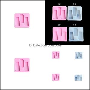 Baking Moulds Square Type Bottle Shape Mold Epoxy Resin Sile 2 Colors Jelly Biscuit Cake Waffle Snack Mod Ice Cream Mousse Molds High Dhl1D