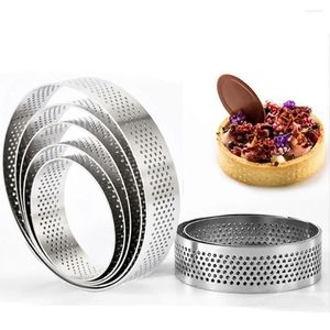 Moules de cuisson en acier inoxydable cercle moule tarte anneau gâteau moule français dessert tarte aux fruits tatin ustensiles de cuisson accessoires