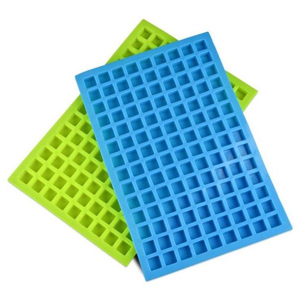 Moldes para hornear Moldes de hielo de verano Sile 126 Celosía Cubo cuadrado portátil Chocolate Caramelo Jalea Molde Suministros de cocina DC611 Entrega de gotas DHCGU