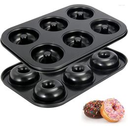 Moldes para hornear SV-Donut Pan Antiadherente 6 cavidades Donut Pans Molde para donas - Bagels Donuts Biscuit Cake Tray Maker