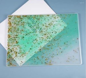 Moules de cuisson transparente en silicone moule séchée résine résine décorative bricolage bricolage de planche à écrire moule époxy moules à bijoux
