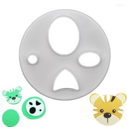 Moules de cuisson divers visage d'animal emporte-pièce bricolage fleur gâteau d'anniversaire Fondant moule timbre décoration outils accessoires de cuisine