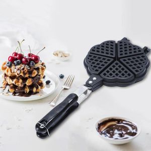 Moules à cuisson Waffle Maker Pan Portable Despéchable Design Party Party For Household