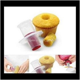 Bakgebak bakware keuken, eet bar home tuin drop levering 2021 1000 pcs cupcake muffin corer cake decoreren plunjer cutter tools