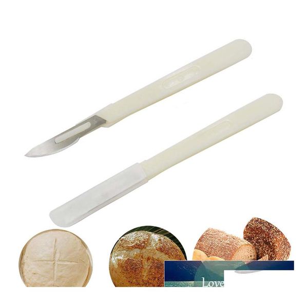 Outils de pâtisserie de cuisson 1 PCS Courbe en acier au carbone Couteau à trancher le pain Westernstyle Coupe Arc Baguette Outil de coupe français Drop Deliver Otgfv