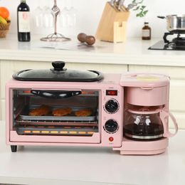 Outils de pâtisserie de cuisson 9L 220V ménage multifonctionnel trois-en-un machine à petit-déjeuner petit four bouilloire électrique allinone 231118