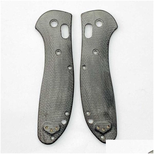 Cuisson Outils De Pâtisserie Une Paire De Balances Micarta Personnalisées Pour Benchmade Griptilian 551 Poignées Pièces De Couteau Pliant Faire Des Accessoires Wholesa Dhhz9