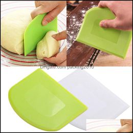 Cuisson Pâtisserie Outils Ustensiles De Cuisson Cuisine Salle À Manger Bar Maison Jardin Cutter Gâteau En Plastique Spatas Pâte Grattoir Tr Dha8I