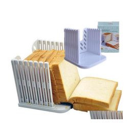 Bakgebakgereedschap Brood Slicer ABS Materiaal Laad Toast Snijdgids Praktische keuken Ongevoelingen Drop levering Huis tuin Dinin Dh9wl