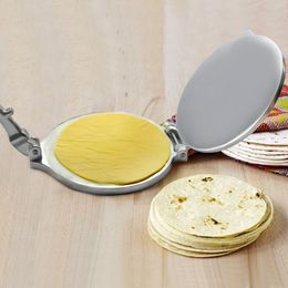 Bakken Gebak Gereedschap Diy Tortilla Pers Maker Aluminium Handleiding Maïs Tortilla Deeg Persen Keuken Bakvormen Koken Accessoires 230714