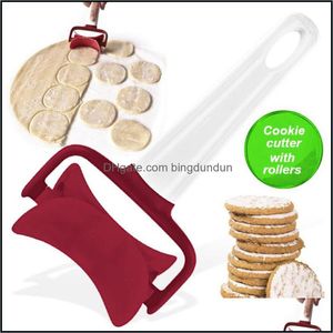 Bakgebakgereedschap Dumpling hine mal plastic deeg geperste cake wonton gereedschap ronde snijder diy drop levering home tuin keuken d dhvvw