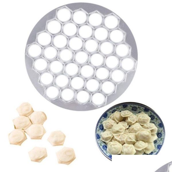 Cuisson Pâtisserie Outils Dumpling Mold Maker Cuisine Pâte Presse Ravioli Faisant Mod DIY Pelmeni Pâtes Forme 37 Trous Y200612 Drop Delivery H Dhd13