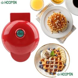 Herramientas de pastelería para hornear Mini Waffle Pot Desayuno Moldes Pan Eggette Hine Bubble Cake Horno Eléctrico S Maker 221208 Drop Delivery Home G DH4CE