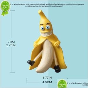 Bakken Gebak Gereedschap Nieuwe 29Ef Leuke Koelkastmagneet Fruit Banaan En Avocado Whiteboard Woondecoratie Interessante Drop Delivery