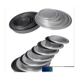 Bakgebakgereedschap niet -stick aluminium pancake pizzapan snaple metaal bakarium keuken gereedschap deeg opbergplaat drop levering hom otul2