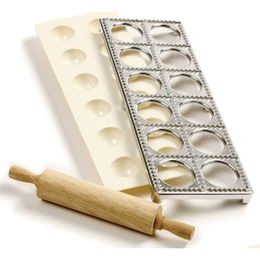 Cuisson Pâtisserie Outils Norpro Ravioli Maker Avec Presse Pâte Pâte Moule Outil Et Rouleau À Pâtisserie Drop Livraison Maison Jardin Cuisine Bar À Manger Dhf82