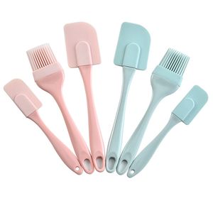 Cuisson Pâtisserie Outils Silicone Crème Grattoir DIY Pain Gâteau Beurre Spatule Mélangeur Huile Brosse Cuisine Cuisine Ustensile XBJK2103