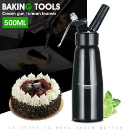 Outils de pâtisserie, distributeur de crème fouettée en acier inoxydable, 500 ml, fabricant de fouet professionnel CA 231124