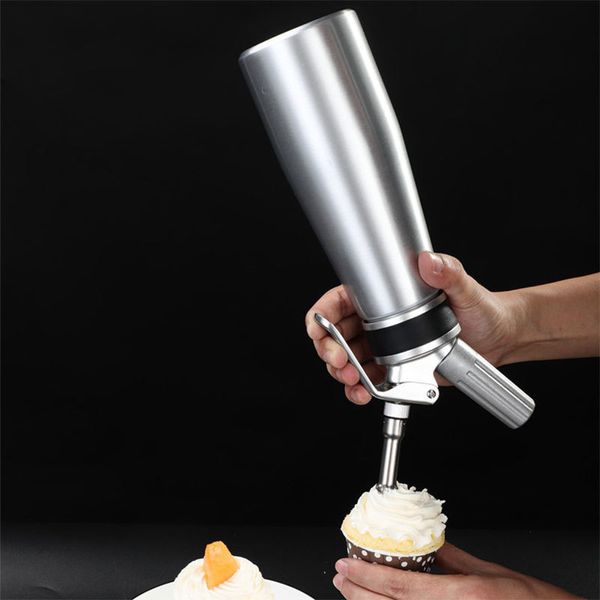 Cuisson Pâtisserie Outils Crème Fouettée Pistolet Siphon Cuisine Mousseur À Lait Gaz Mousseur Fouet Chantilly Distributeur Café Gâteau Desserts hfvyu 230331