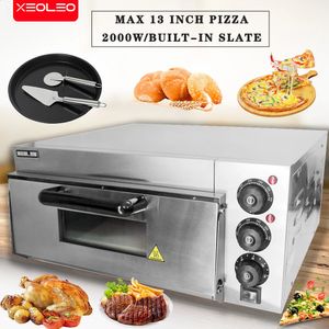 Gebak bakken Gereedschappen XEOLEO Elektrische pizzaoven Commerciële machine Baker 13 inch 350 graden Toast Broodbakmachine Koekjes Home Cake Pompoentaart 231118