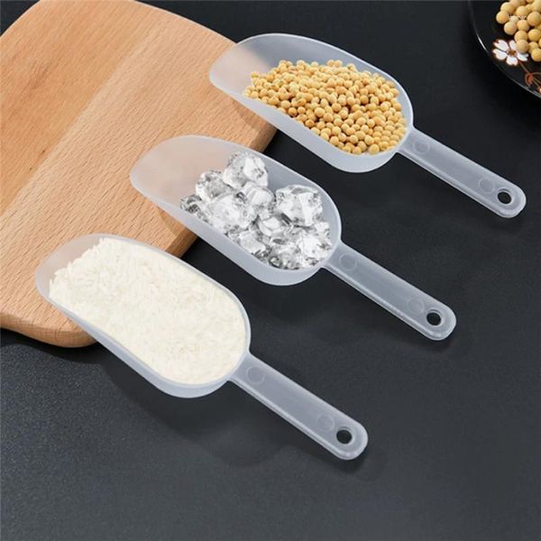 Outils de cuisson 1/3 pcs de glace en plastique givré multifonctionnel Mesurer les scoop de sucre à sucre pour la crème de dessert de fête