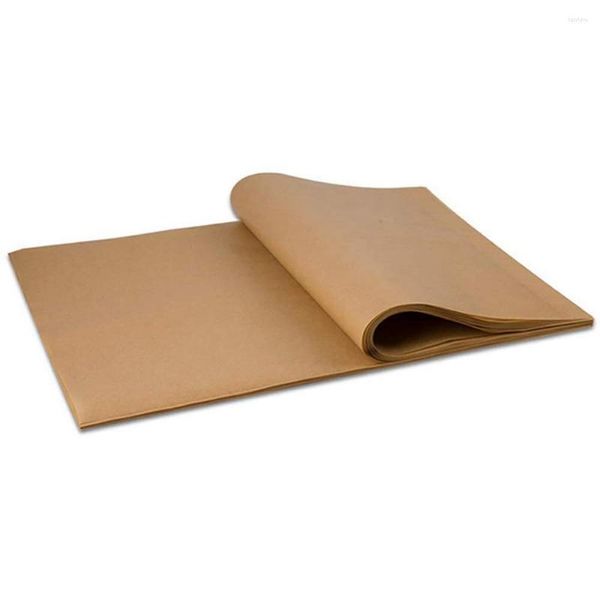 Outils de cuisson 100 pièces de papier parchemin non blanchi, feuilles de doublure prédécoupées 12X16 pouces, antiadhésives, résistantes à l'eau et à la chaleur