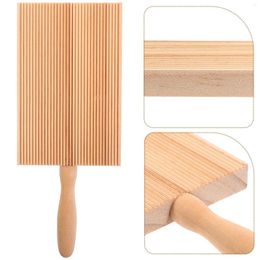 Outils de cuisson, machine à pâtes pratique, Gnocchi en bois, planche à domicile (kaki), 1 pièce