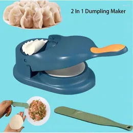 Bakgereedschap 2 in 1 Dumpling Maker Mold Press Machine Noodle Mold Keuken Hand maken