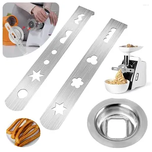 Bakgereedschap 2 PCS Biscuit Bevestiging Roestvrij staal met verbindingsring Pastry Grinder voor maat 5